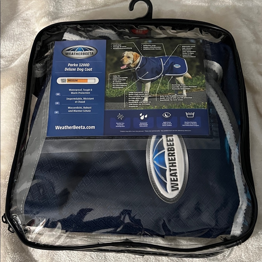 NWT 🐕 WEATHERBEET 18” RIPSTOP WATERPROOF INSULATED REFLECTIVE RAIN/SNOW DOG COAT - Picture 8 of 17
